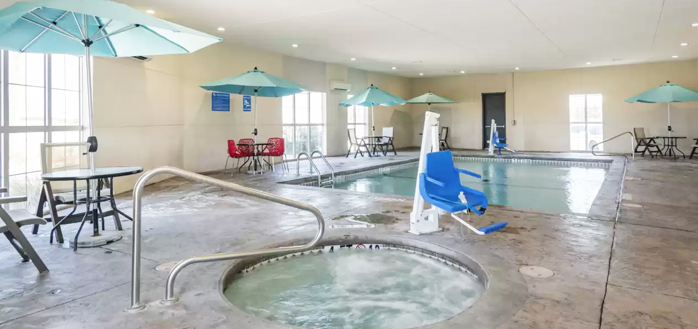 Indoor Pool With Hot Tub